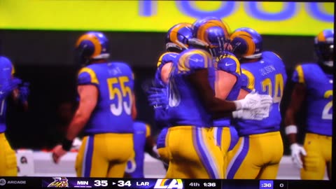 Madden: Los Angeles Rams vs Minnesota Vikings (Touchdowns)