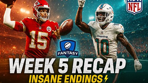 NFL Week 5 RECAP 🔥 Surprises, Upends & Game Changers