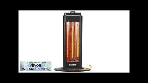 VEVOR Infrared Heater 1500W Oscillation Electric Space Heater Patio Heater w/ 2 Review