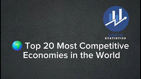 Top 20 Most Competitive Economies in the World...