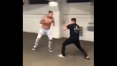 Mexican gangster squares off against MMA fighter in a parking lot and it goes wrong.