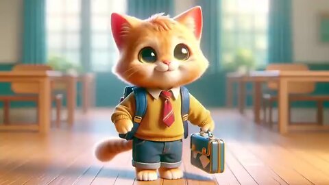 Cats at school