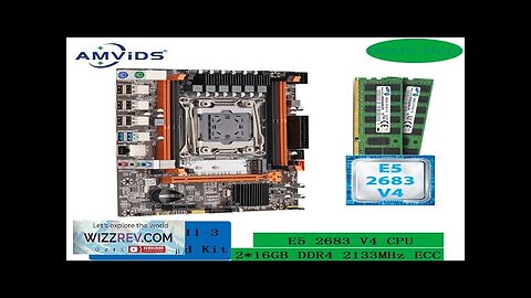 X99 Motherboard Kit Xeon with Intel E5 2683 V4 LGA 2011 V3 Review