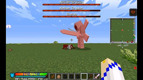 Minecraft mob battle the gate guardian vs shelob and other things