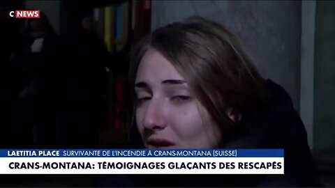 Woman in Swiss ski bar fire saw a miracle - flames completely avoided her friend sitting w/ cross✝️ in hand [NON-ENGLISH]