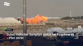 Dubai: Indischer Kampfjet stürzt bei Flugshow ab – Pilot stirbt