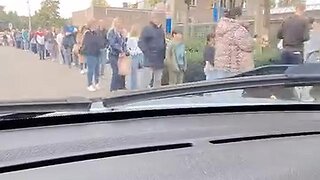People in the Netherlands are queuing for a covid vaccine