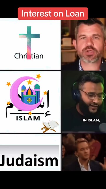 Charging interest on loan or credit according to different religions #christians #muslims #jews
