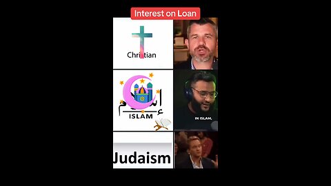 Charging interest on loan or credit according to different religions #christians #muslims #jews