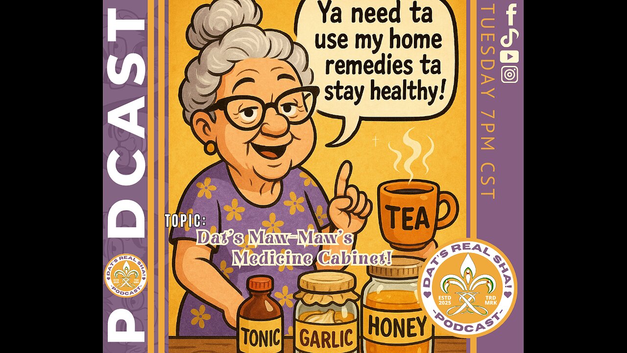 Dat’s Real Sha! – Maw-Maw’s Medicine Cabinet (Ep. 20)