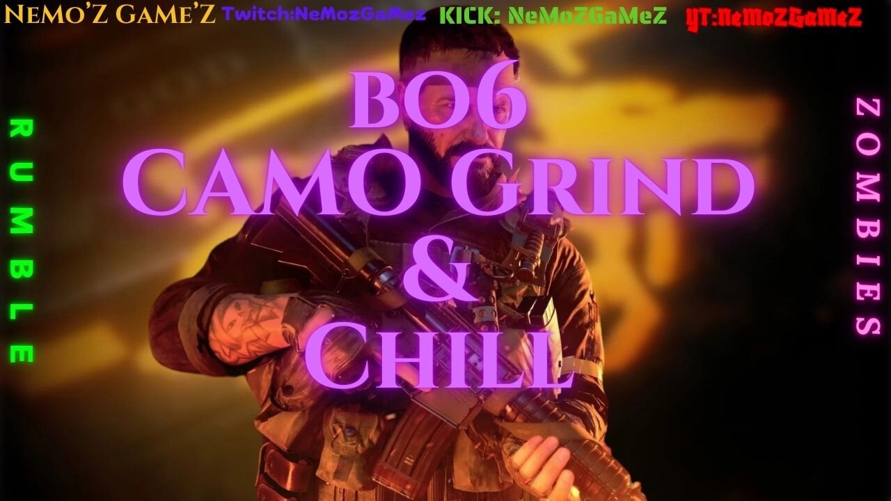 LIVE: DOOM Sroll'in Brain rot BO6 Zombies Camo Grind