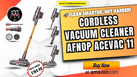 🏡 Upgrade Your Cleaning Game with the AFNOP AceVac 11! 🏡