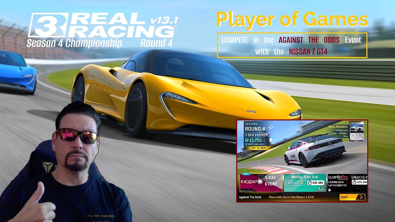 Player of Games: Real Racing 3 Update 13.1: COMPETE in AGAINST THE ODDS Event with the NISSAN Z GT4