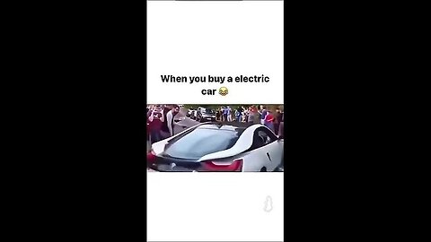 When you Buy A ELECTRIC Car 🤣😂😂 #car #bmwi8 #car #lamborghini #viral #foryou #automobile