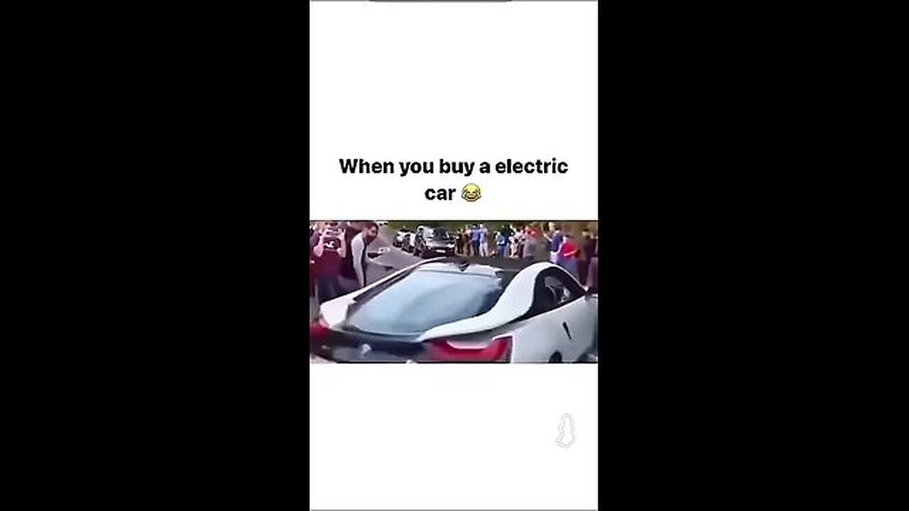 When you Buy A ELECTRIC Car 🤣😂😂 #car #bmwi8 #car #lamborghini #viral #foryou #automobile