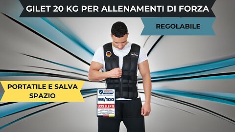 Gilet Zavorrato 20 kg DH FitLife – Vale la Pena? Guida All' Acquisto - Attrezzo Portatile