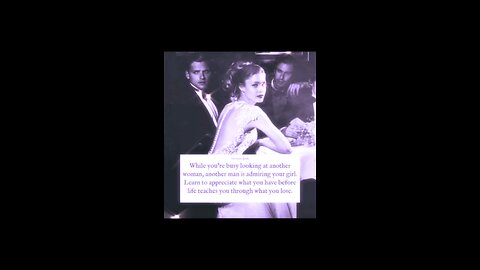 Give a value and importance before it life teaches you through what you lose.