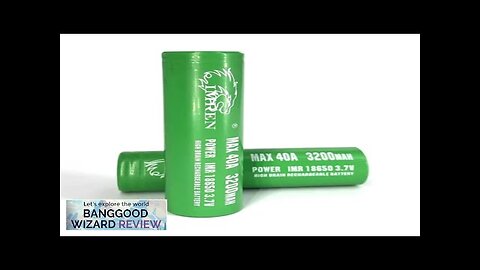 USA Direct 200Pcs IMREN 40A High Power 18650 Battery 3200mah 3.7V Rechargeable Review