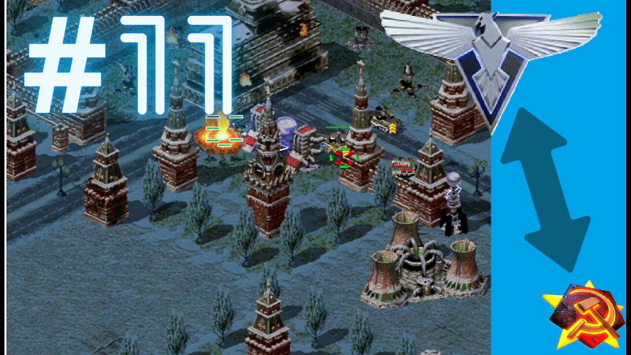 Red Alert 2 - Allied Flipped Mission - Part 11: Red Revolution - Walkthrough