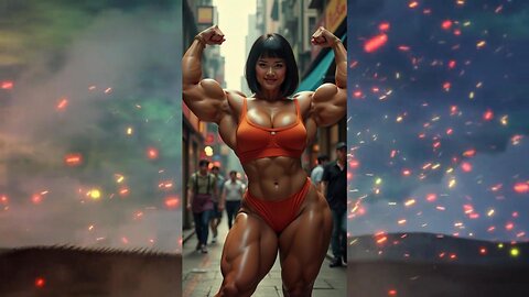 FANTASY HEAVY MUSCLE SENSUAL CURVY GIRL FASHION LOOK BOOK