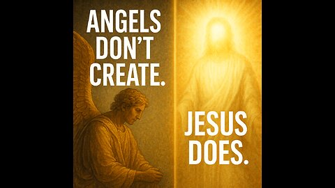 Jesus Created Everything — That Means He’s Not Michael