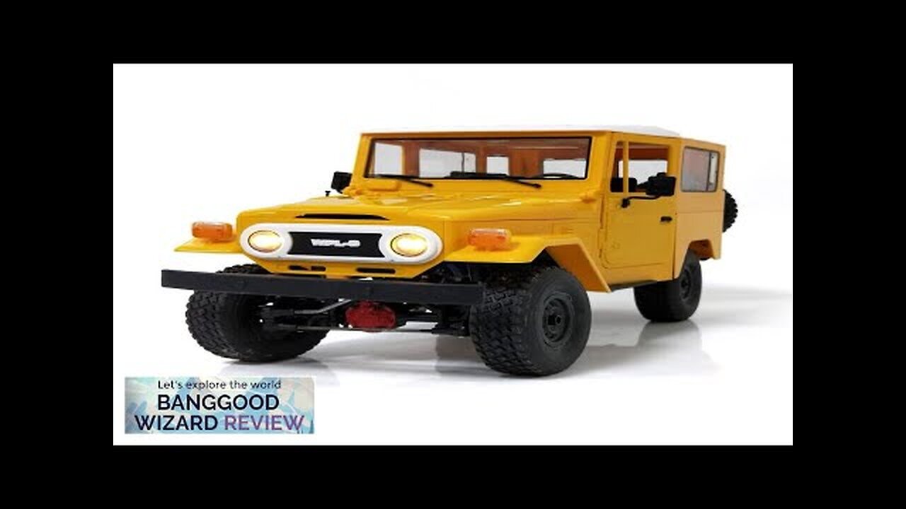 WPL C34KM 1/16 Metal Edition Kit 4WD 2.4G Crawler Off Road RC Review