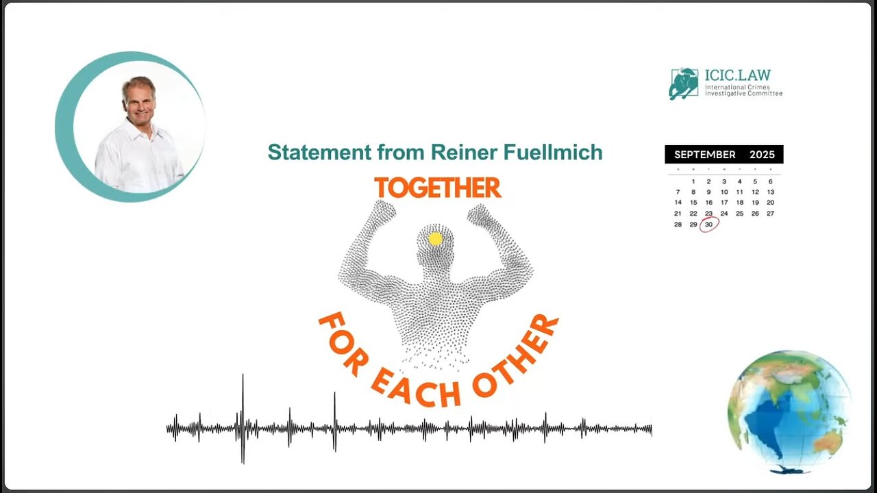Dr. Reiner Fuellmich - Finale on Sept. 30. 2025