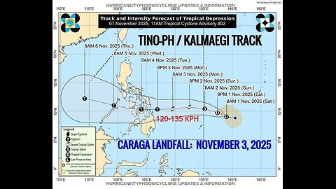 Typhoon Tino is heading to the Philippines!