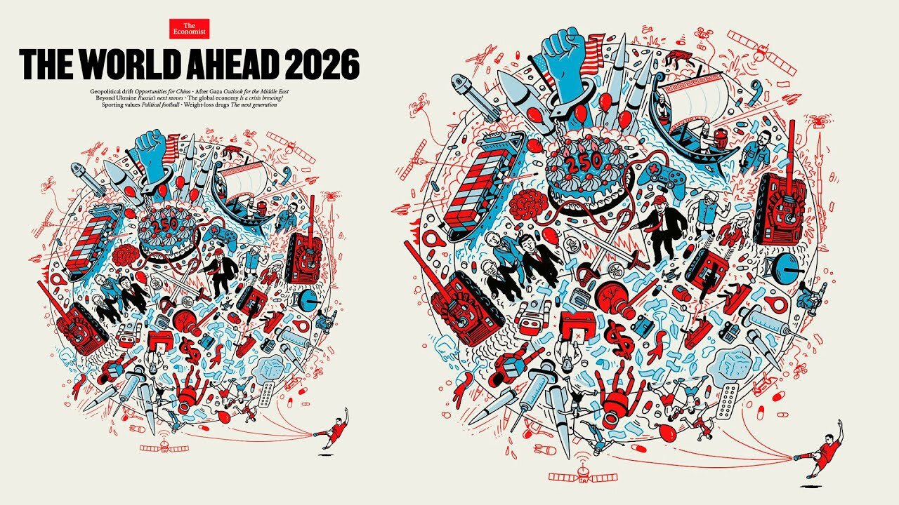 THE ECONOMIST THE WORLD AHEAD 2026 COPERTINA UFFICIALE ANALISI SPECULATIVA COMPLETA uscita il 12 novembre 2025 specifico che la rivista the world ahead esce tutti gli anni da sempre dal novembre 1986