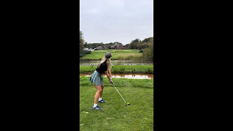 This was her first birdie 👁👁