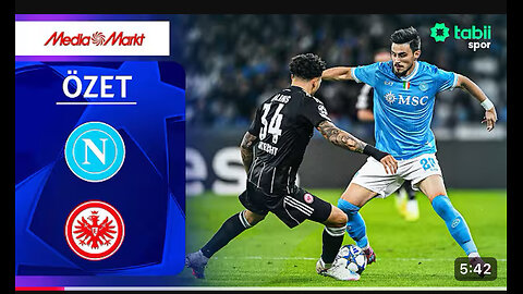 FRANKFURT vs NAPOLİ CHAMPIONSHIPS LEGUE MATCH