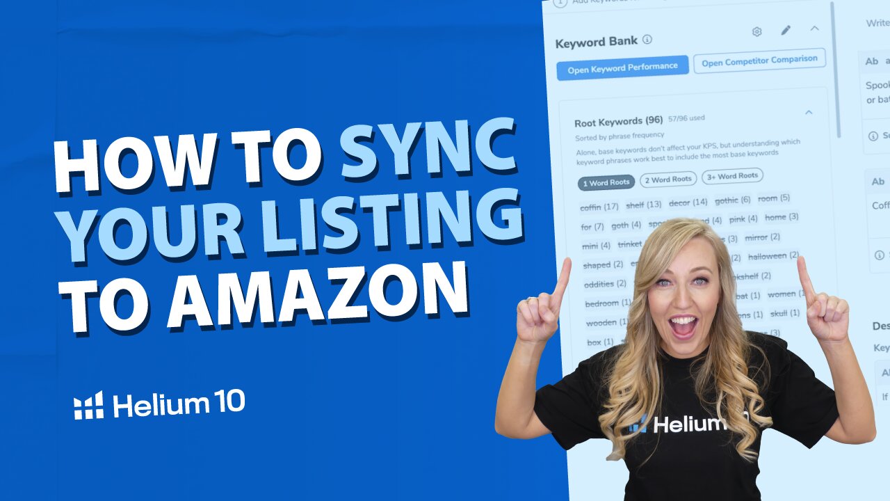 How to Sync Your Listing to Amazon | Listing Builder Pro Training