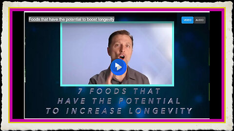 Foods that have the potential to boost longevity