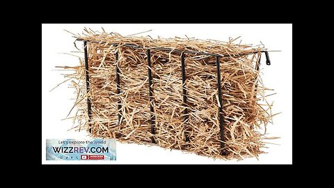 VEVOR Livestock Hay Feeder 24 Gallons Wall Mounted Goat Hay Rack Review