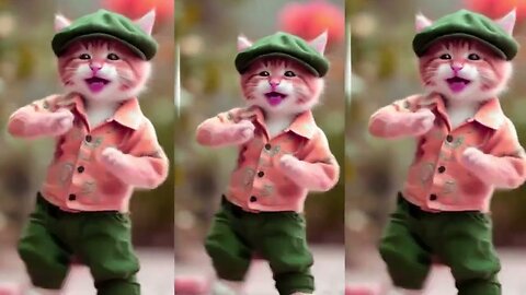 Stylish Kitten Boogie: Cutest Cat Dance Ever!