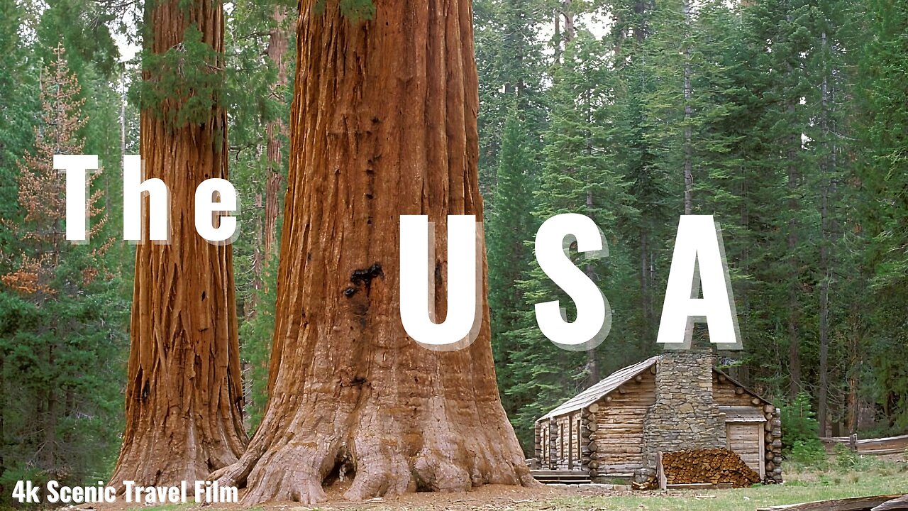 United States of America 4k - Scenic Relaxation Film with Music