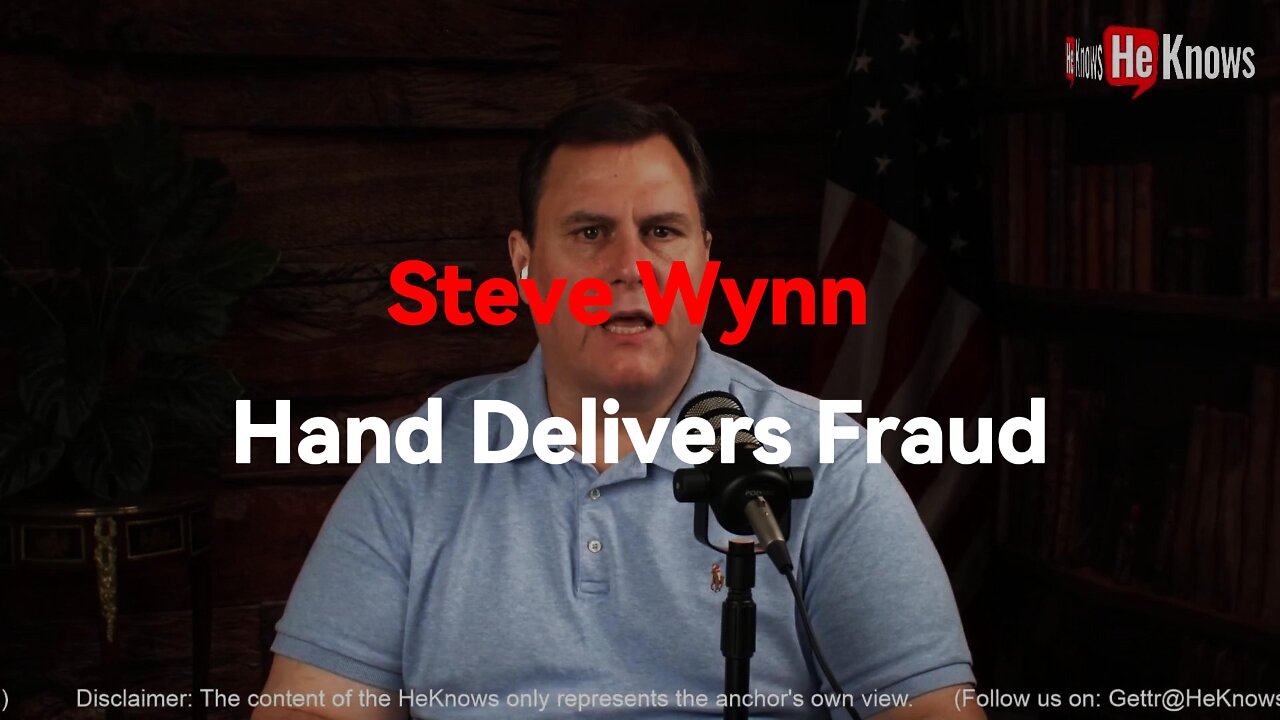 Steve Wynn Hand Delivers Fraud