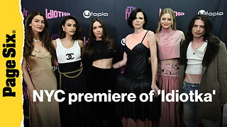 Julia Fox, Camila Mendes and more at NYC premiere of 'Idiotka'