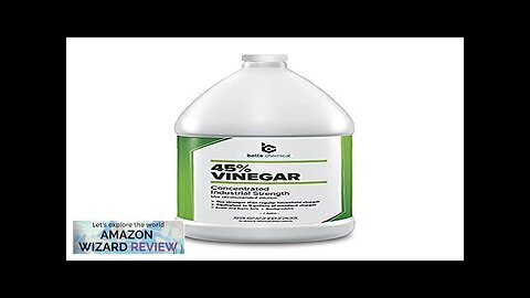 45% Pure Vinegar Concentrated Industrial Grade (1-Gallon) Review