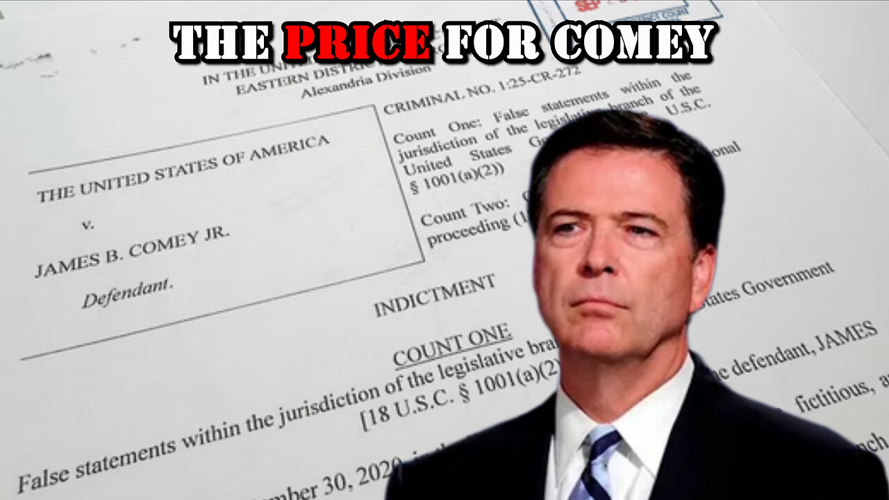 The Price for Comey? Will This Indictment Backfire?