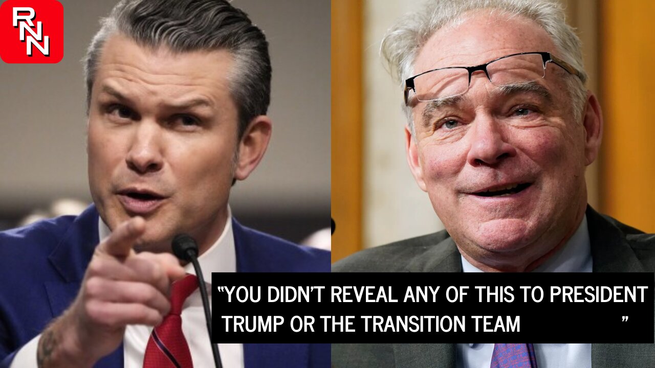 Senator Tim Kaine Grills Pete Hegseth on Personal Allegations at SECDEF Hearing - Did He Go To Far?