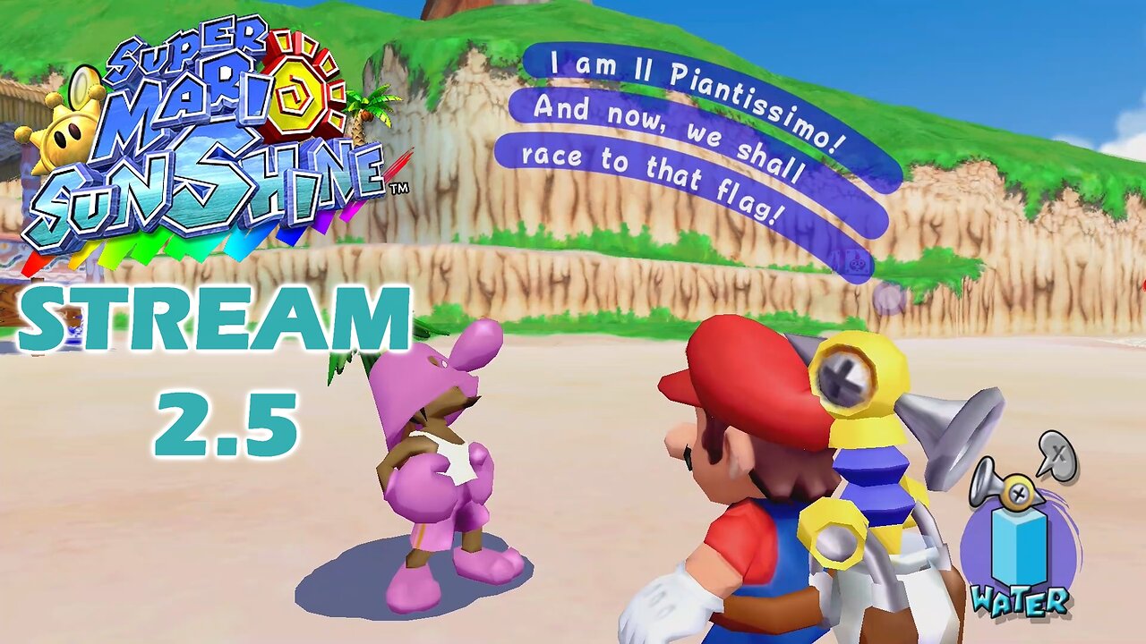 Super Mario Sunshine (3D All Stars Post Patch) Stream 2.5 ~ Gelato Beach.