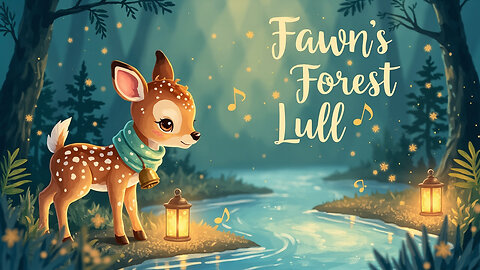Fawn’s Forest Lull 🌙 | A Gentle Forest Evening Song for Kids