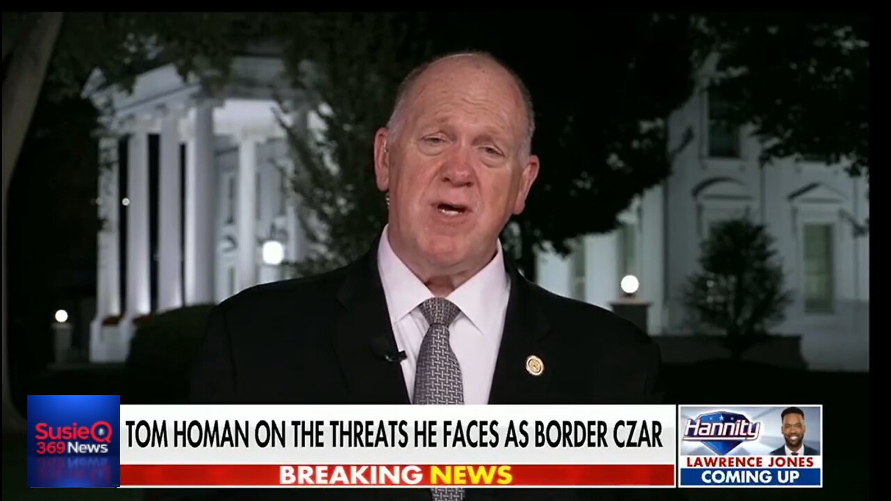 TOM HOMAN ON THE THREATS HE FACES AS BORDER CZAR