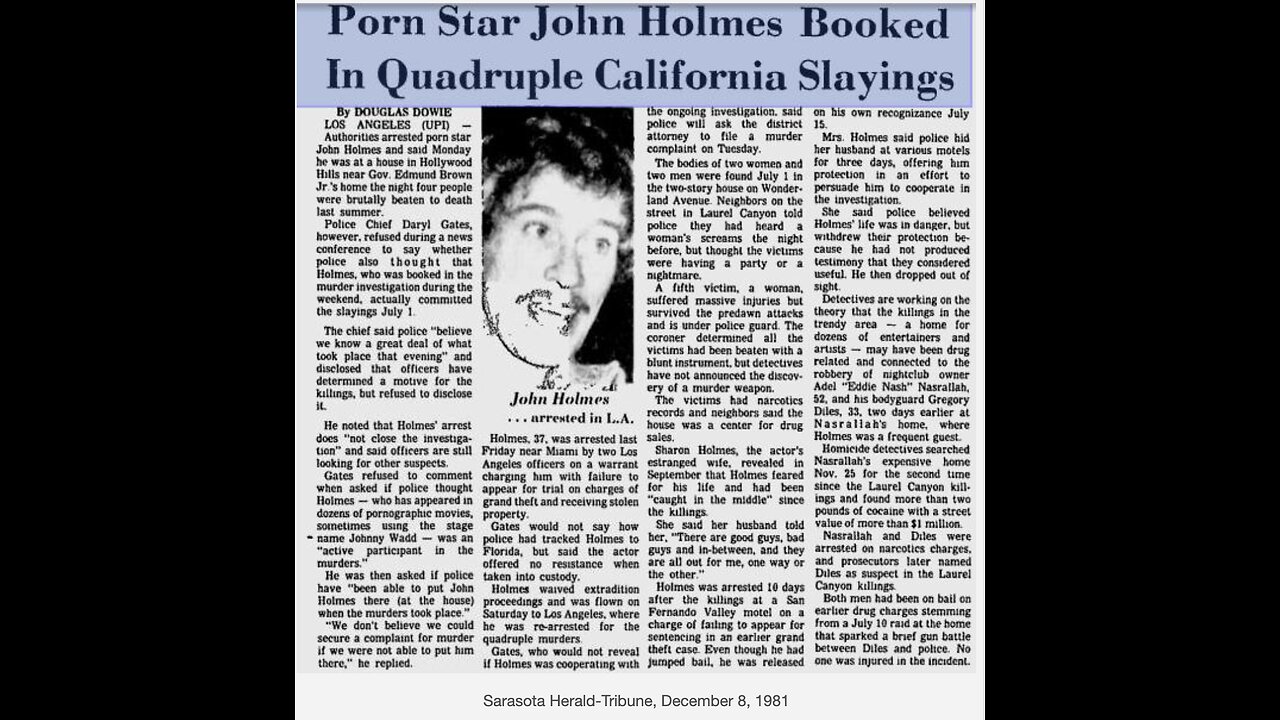 The Wonderland Murders with Private Investigator Nils Grevillius