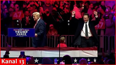 Trump leaves the stage at raucous Washington ‘victory rally’