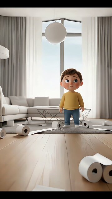 The moment he realized... he’s in trouble! 😂