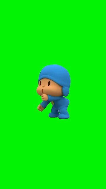 Pocoyo Dance | Green Screen #pocoyo #dance #dancing #trending #fyp