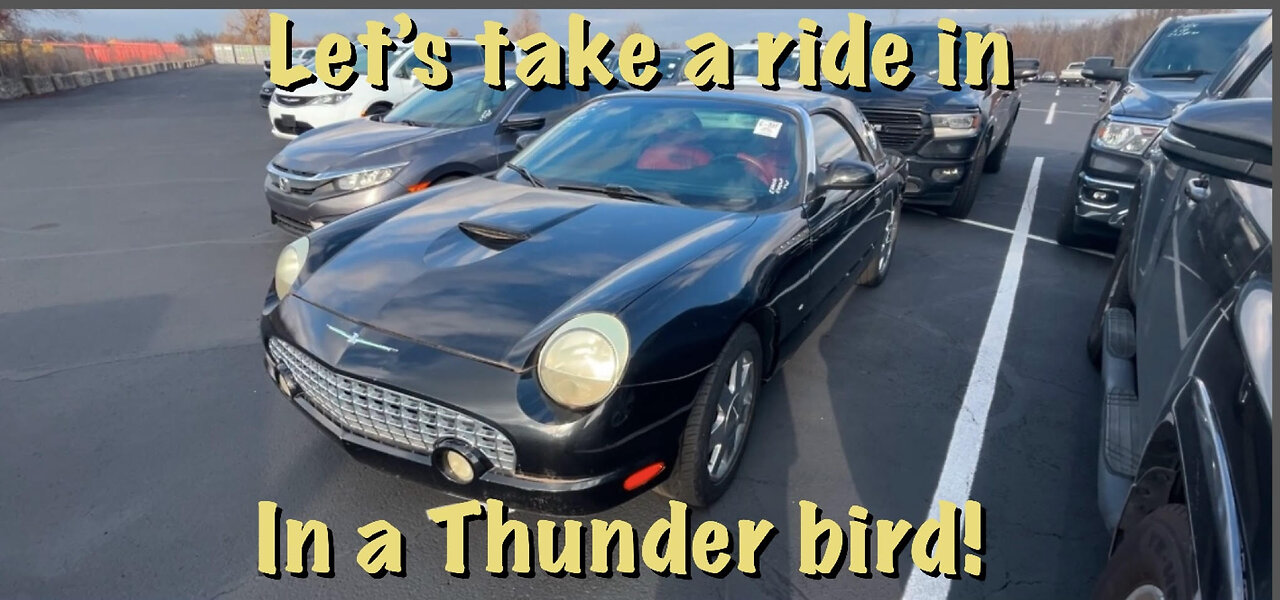 Slipping around in a 2003 Ford Thunderbird.