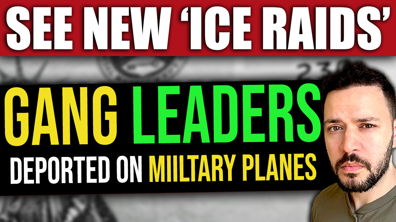 🔴 BREAKING: WATCH Military Deportation Flights as ICE Arrests Gang Leaders!